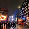 The city of London at night