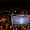 The stage before watching the musical ‘The Book of Mormon’ in London 