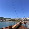 My friends and I went on a boat tour through the small islands just off the coast from Athens