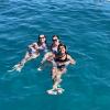 One of our boat stops included a swim, and although the water was freezing, it was exhilarating to be in such blue and crystal clear water!