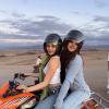 We also drove ATVS around the paths of the desert