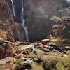 The waterfalls that we toured in Morrocco