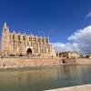 The beautiful cathedral of Mallorca that was, unfortunately, closed during our visit 