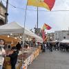 While exploring Naples, we came across this food market!