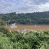 This is part of the river where you can be in all three countries (Paraguay, Brazil, and Argentina) at once