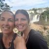 With my mom at the waterfalls