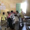 Kids participating in club activities at my job in Senegal.