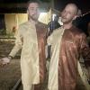 My friends Thomas and Jacob got matching outfits made. Many people form close, life-long friendships in Peace Corps. 