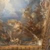 A ceiling fresco within Versailles - an example of the grandeur within the Palace and the vast wealth of the French elite