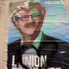 An example of 'modern' revolutionaries in France: this poster depicts Jean-Luc Melenchon, former socialist presidential candidate, and member of the party, "La France Insoumise"