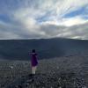 A top view of the Hverfjall crater!