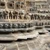 Stone carvings at the Jagdish Temple in Udaipur