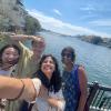 With some friends at a lake in Udaipur
