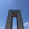 The Çanakkale Şehitler Abidesi (Martyrs' Memorial) is a large monument built to honor the Turkish soldiers who died in the Gallipoli War