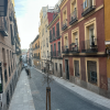 This is the street my little balcony looks out on during the day! It is a smaller, quiet street. 