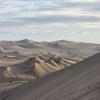 The dunes go as far as the eye can see.