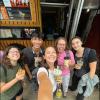 Smiling with our milk tea!