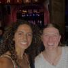 My roommate Zaiya and I go to dance salsa in the city center every Sunday!