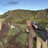 At Mt.Batur, I took a selfie with a monkey