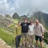 My friends and I at the top of Machu Picchu which was once a small city that was built about 700 years ago and held several hundred people before eventually being abandoned by the Incas--Impressive and worth the climb!