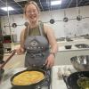 The second dish we made at the cooking class was "tortilla de patatas", which is a dish made of potatoes and eggs