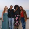 With my friends on the pier