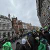 My view of the Saint Patricks Parade, one of the most famous festivities in the world in Dublin, Ireland!!!