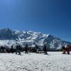 Up high in the French Alps with the skiers!