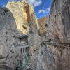 Hiking through Caminito Del Rey near Malaga, Spain