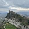 The view from the top of a tiny country within Italy called San Marino