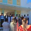 The Pinar Del Rio choir singing for us