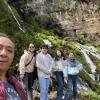 My host family and I went to see a waterfall!