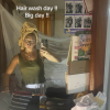 I don't usually have enough water to wash my hair everyday, but today I did!