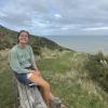 We walked up to this bluff in Port Waikato in slippers, which was a bit of a mistake, because it had been super rainy before so it was muddy!