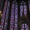 This is Sainte-Chapelle, my favorite monument in Paris and which was designed to be the private chapel of the king 