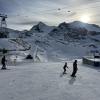 Skiing on the Matterhorn mountain