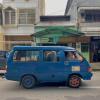 A blue angkot