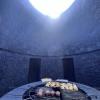 This is a feast cooked inside the El Diablo restaurant at Timanfaya National Park on Lanzarote, using the heat from underneath a volcano 