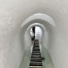 Through the garden of Museo Lagomar--I climbed through this tunnel on the bridge of rocks below!