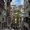 I took this in one of my favorite neighborhoods, Fener-Balat. This neighborhood had lots of colorful architecture, fun restaurants, art shops, and more.