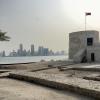 Bu Maher fort with Manama in the background