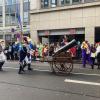 Cannon Shooting Candy at the Rosenmontag Parade in Mainz