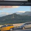 A great view of the mountains on the way home—yay buses!