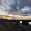 Sunset view of the Corumbá River