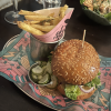 Then it was time for dinner, we stopped at a local restaurant and got burgers for dinner.