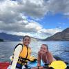 Kayaking on Lake Wakatipu