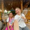 Badminton with my niece!