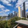A view of the Brisbane Skyline taken while we crossed the Story Bridge over the Brisbane River.