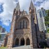St John's Cathedral is located right in downtown Brisbane.