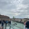View from the top of Constitution Bridge. 